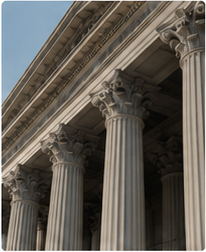 Courthouse columns